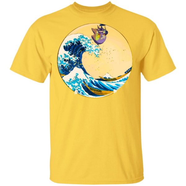 My Neighbor Totoro Satsuki - Totoro On The Waves T Shirt Unisex-Apparel, My Neighbor Totoro, My Neighbor Totoro Satsuki, Tshirt