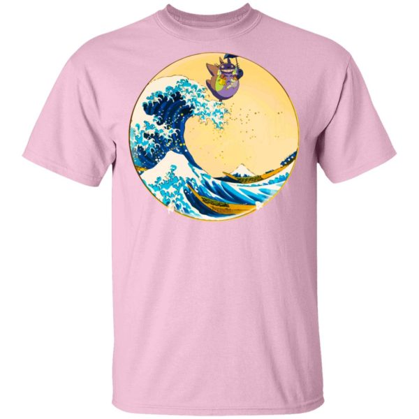 My Neighbor Totoro Satsuki - Totoro On The Waves T Shirt Unisex-Apparel, My Neighbor Totoro, My Neighbor Totoro Satsuki, Tshirt