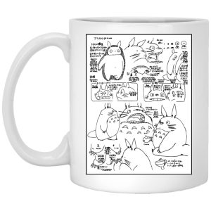 Mei My Neighbour Totoro - Totoro Original Character Sketch Mug-Accessories, House Decor, Mei My Neighbour Totoro, Mug, My Neighbor Totoro