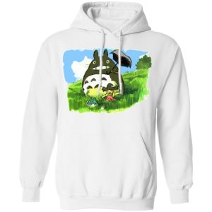 My Neighbor Totoro Cast - My Neighbor Totoro WaterColor Hoodie Unisex-Apparel, Hoodie, My Neighbor Totoro, My Neighbor Totoro Cast