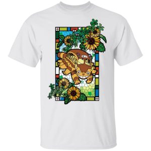 My Neighbour Totoro Cast - My Neighbor Totoro – Cat Bus Stained Glass Art T Shirt-Apparel, My Neighbor Totoro, My Neighbour Totoro Cast, Tshirt