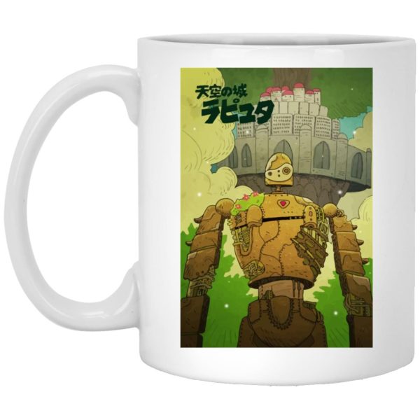 Laputa Castle In The Sky - Laputa Castle in the Sky Robot Warrior Mug-Accessories, House Decor, Laputa: Castle in the Sky, Mug