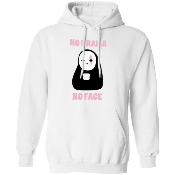 Spirited Away With Puppets - No Drama, No Face Hoodie Unisex-Apparel, Hoodie, kaonashi, no face, Spirited Away, Spirited Away With Puppets