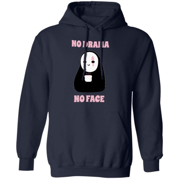 Spirited Away With Puppets - No Drama, No Face Hoodie Unisex-Apparel, Hoodie, kaonashi, no face, Spirited Away, Spirited Away With Puppets