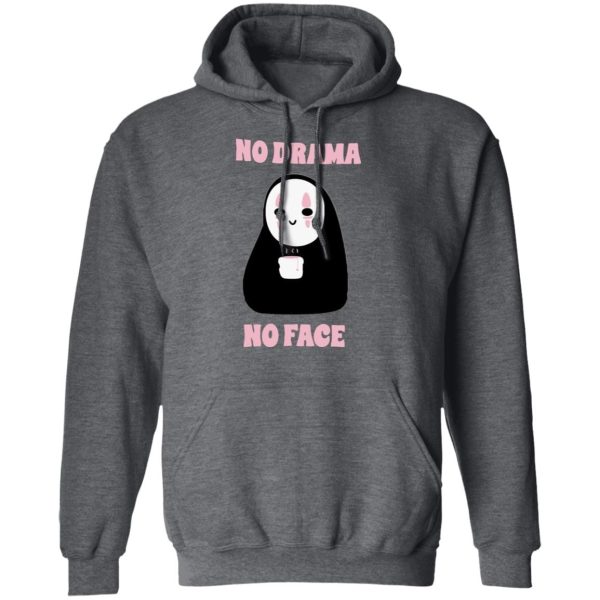 Spirited Away With Puppets - No Drama, No Face Hoodie Unisex-Apparel, Hoodie, kaonashi, no face, Spirited Away, Spirited Away With Puppets