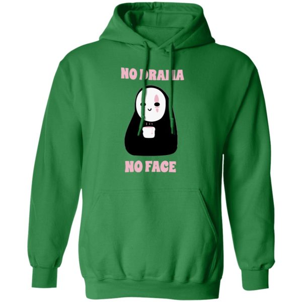 Spirited Away With Puppets - No Drama, No Face Hoodie Unisex-Apparel, Hoodie, kaonashi, no face, Spirited Away, Spirited Away With Puppets