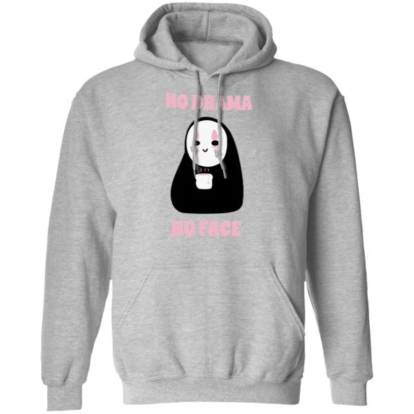 Spirited Away With Puppets - No Drama, No Face Hoodie Unisex-Apparel, Hoodie, kaonashi, no face, Spirited Away, Spirited Away With Puppets