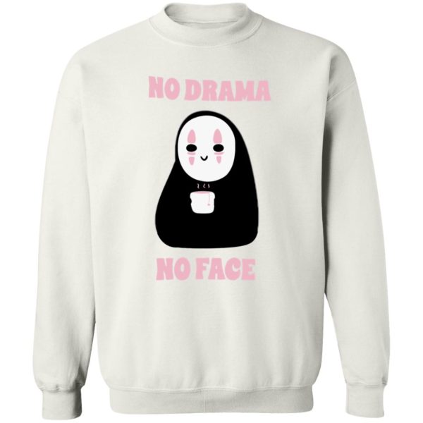 Spirited Away Bathhouse - No Drama, No Face Sweatshirt Unisex-Apparel, kaonashi, no face, Spirited Away, Spirited Away Bathhouse, Sweatshirt