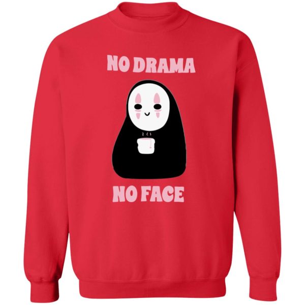 Spirited Away Bathhouse - No Drama, No Face Sweatshirt Unisex-Apparel, kaonashi, no face, Spirited Away, Spirited Away Bathhouse, Sweatshirt