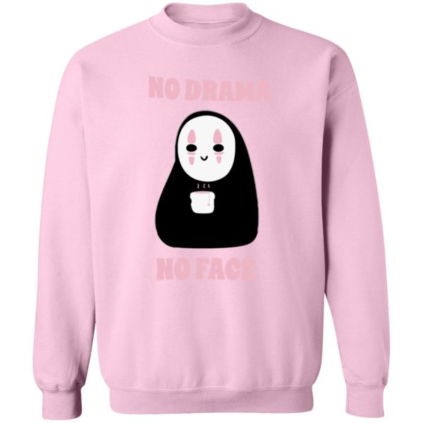 Spirited Away Bathhouse - No Drama, No Face Sweatshirt Unisex-Apparel, kaonashi, no face, Spirited Away, Spirited Away Bathhouse, Sweatshirt