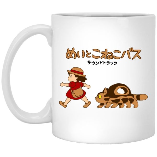 My Neighbor Totoro Movie - My Neighbor Totoro Cat Bus and Mei Mug-Accessories, House Decor, Mug, My Neighbor Totoro, My Neighbor Totoro Movie