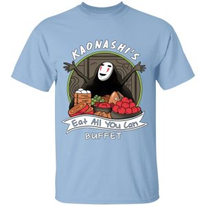 Spirited Away Chihiro - Spirited Away – No Face Kaonashi Buffet T Shirt for Kid-Apparel, kaonashi, no face, Spirited Away, Spirited Away Chihiro, Tshirt