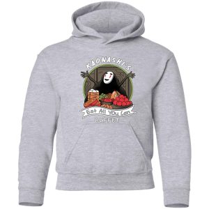 Haku Spirited Away Dragon - Spirited Away – No Face Kaonashi Buffet Hoodie for Kid-Apparel, Haku Spirited Away Dragon, Hoodie, kaonashi, no face, Spirited Away