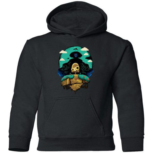 Laputa Castle In The Sky Cast - Laputa: Castle in The Sky and Warrior Robot Hoodie for Kid-Apparel, Hoodie, Laputa Castle In The Sky Cast, Laputa: Castle in the Sky