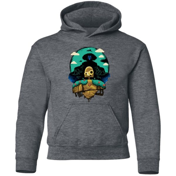 Laputa Castle In The Sky Cast - Laputa: Castle in The Sky and Warrior Robot Hoodie for Kid-Apparel, Hoodie, Laputa Castle In The Sky Cast, Laputa: Castle in the Sky