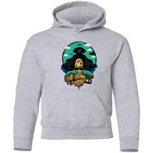 Laputa Castle In The Sky Cast - Laputa: Castle in The Sky and Warrior Robot Hoodie for Kid-Apparel, Hoodie, Laputa Castle In The Sky Cast, Laputa: Castle in the Sky