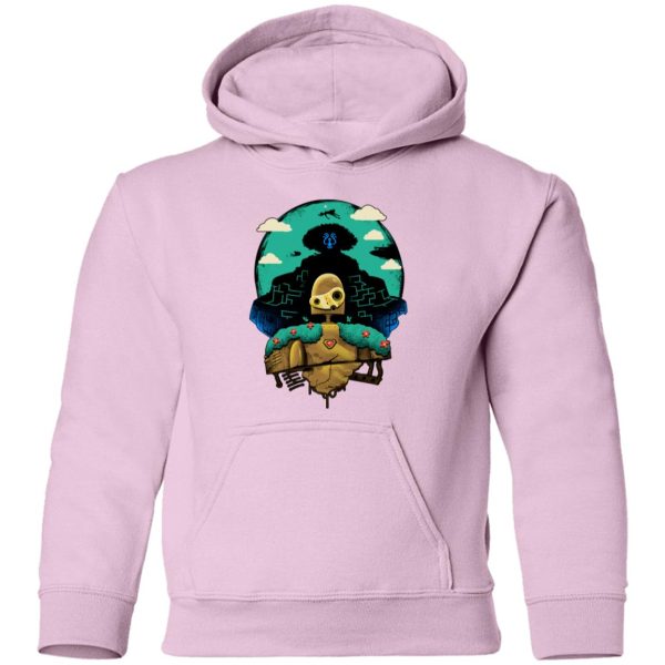 Laputa Castle In The Sky Cast - Laputa: Castle in The Sky and Warrior Robot Hoodie for Kid-Apparel, Hoodie, Laputa Castle In The Sky Cast, Laputa: Castle in the Sky