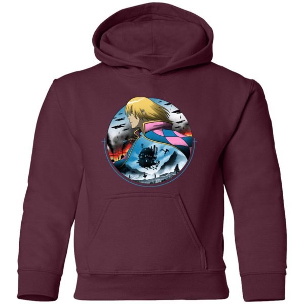 Howl's Moving Castle Wallpaper - Howl’s Moving Castle – The Journey Hoodie for Kid-Apparel, Hoodie, Howl's Moving Castle, Howl's Moving Castle Wallpaper