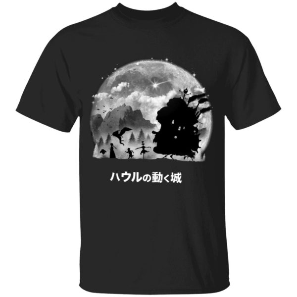 Howl's Moving Castle English Cast - Howl’s Moving Castle – Walking in the Night T Shirt for Kid-Apparel, Howl's Moving Castle, Howl's Moving Castle English Cast, Tshirt