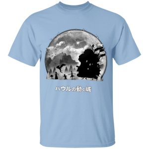 Howl's Moving Castle English Cast - Howl’s Moving Castle – Walking in the Night T Shirt for Kid-Apparel, Howl's Moving Castle, Howl's Moving Castle English Cast, Tshirt