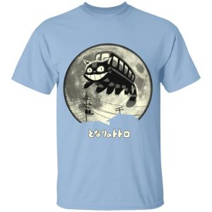 My Neighbor Totoro Film Series - Cat Bus in The Sky T Shirt for Kid-Apparel, My Neighbor Totoro, My Neighbor Totoro Film Series, Tshirt