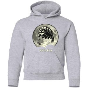 Stuffed Totoro - Cat Bus in The Sky Hoodie for Kid-Apparel, Hoodie, My Neighbor Totoro, Stuffed Totoro