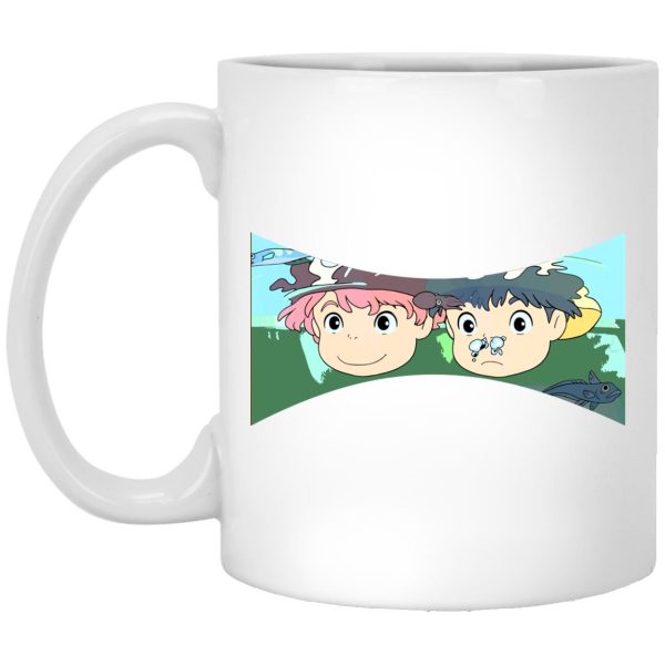 Ponyo Cast - Ponyo and Sosuke Mug-Accessories, House Decor, Mug, ponyo, Ponyo Cast