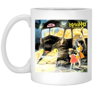 Totoro Dust Sprites - My Neighbor Totoro – Midnight Cat Bus Mug-Accessories, House Decor, Mug, My Neighbor Totoro, Totoro Dust Sprites