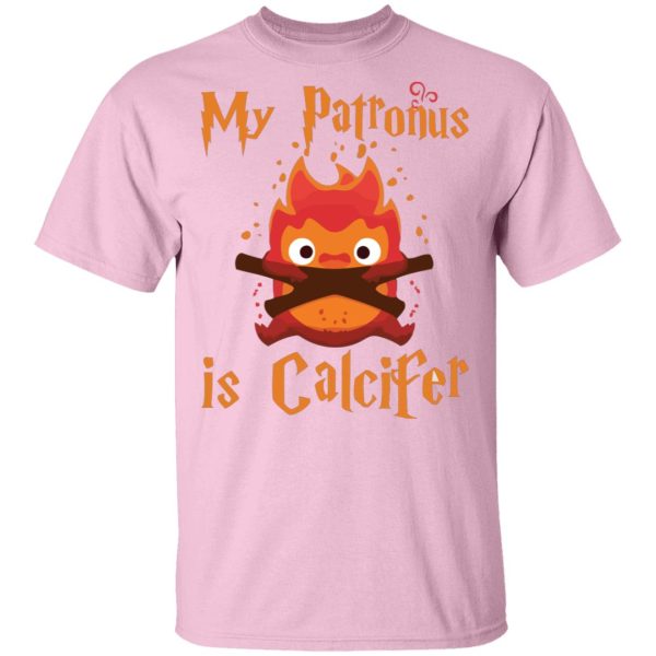 Sophie Hatter Howl's Moving Castle - Howl’s Moving Castle – My Patronus is Calcifer T Shirt-Apparel, Howl's Moving Castle, Sophie Hatter Howl's Moving Castle, Tshirt