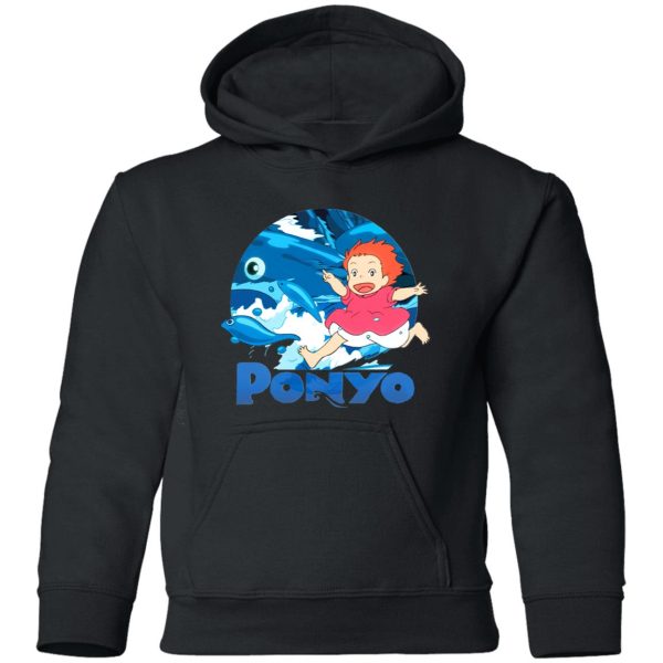 Ponyo Hayao - Ghibli Studio Ponyo On The Waves Hoodie for Kid-Apparel, Hoodie, ponyo, Ponyo Hayao