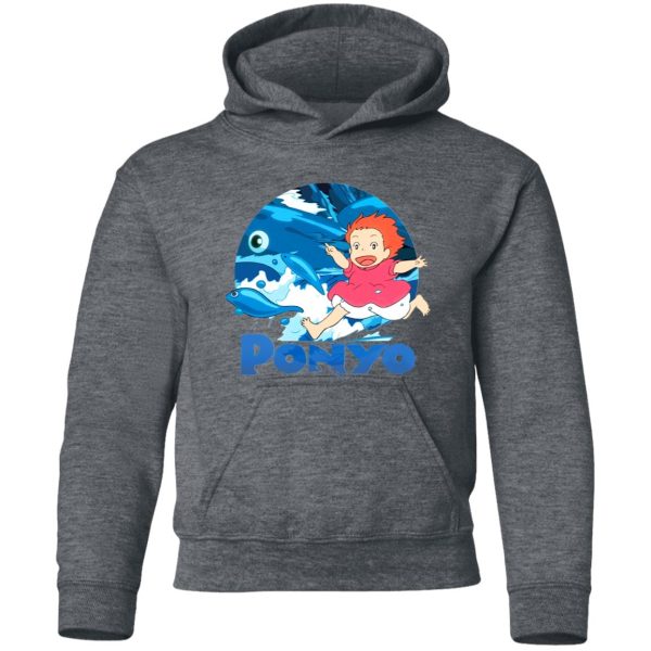 Ponyo Hayao - Ghibli Studio Ponyo On The Waves Hoodie for Kid-Apparel, Hoodie, ponyo, Ponyo Hayao