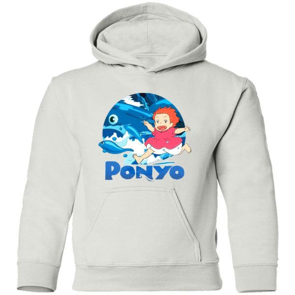 Ponyo Hayao - Ghibli Studio Ponyo On The Waves Hoodie for Kid-Apparel, Hoodie, ponyo, Ponyo Hayao