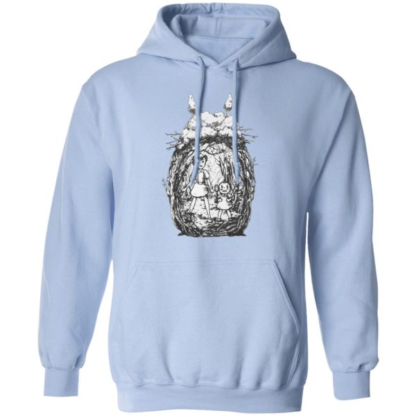 Casa Mas Grande De Totoral - My Neighbor Totoro – Mei and Sastuki in the Forest Hoodie-Apparel, Casa Mas Grande De Totoral, Hoodie, My Neighbor Totoro