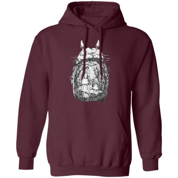 Casa Mas Grande De Totoral - My Neighbor Totoro – Mei and Sastuki in the Forest Hoodie-Apparel, Casa Mas Grande De Totoral, Hoodie, My Neighbor Totoro