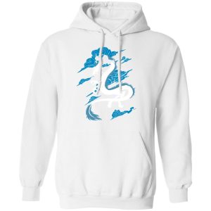 Spirited Away Soot Sprites - Spirited Away – Sen Riding Haku Dragon Hoodie-Apparel, Hoodie, Spirited Away, Spirited Away Soot Sprites