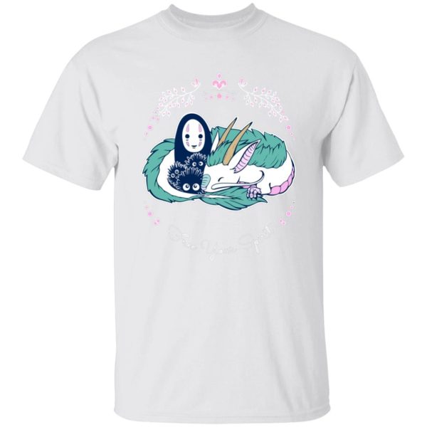 Spirited Away Theatre - Spirited Away – No Face and Haku Dragon T Shirt-Apparel, kaonashi, no face, Spirited Away, Spirited Away Theatre, Tshirt