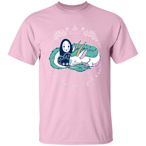 Spirited Away Theatre - Spirited Away – No Face and Haku Dragon T Shirt-Apparel, kaonashi, no face, Spirited Away, Spirited Away Theatre, Tshirt