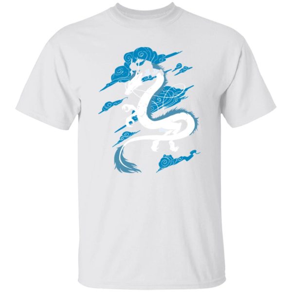 Spirited Away 2 - Spirited Away – Sen Riding Haku Dragon T Shirt-Apparel, Spirited Away, Spirited Away 2, Tshirt