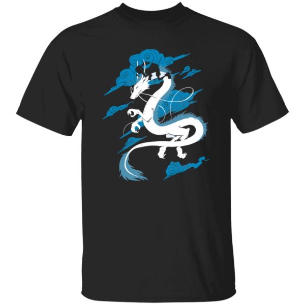 Spirited Away 2 - Spirited Away – Sen Riding Haku Dragon T Shirt-Apparel, Spirited Away, Spirited Away 2, Tshirt