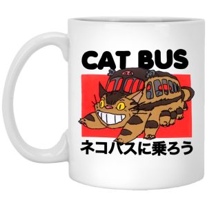 My Neighbor Totoro Cast - My Neighbor Totoro Cat Bus Mug-Accessories, House Decor, Mug, My Neighbor Totoro, My Neighbor Totoro Cast