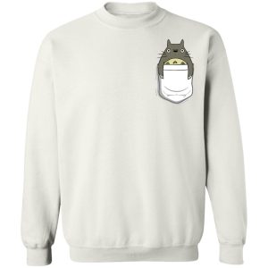 My Neighbor Totoro Film Series - Totoro in Pocket Sweatshirt-Apparel, My Neighbor Totoro, My Neighbor Totoro Film Series, Sweatshirt