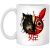 Princess Mononoke Mask & Wolf Mug 11Oz