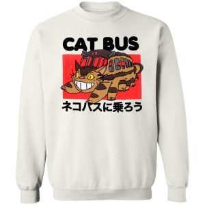 Totoro Cat Bus - My Neighbor Totoro Cat Bus Sweatshirt-Apparel, My Neighbor Totoro, Sweatshirt, Totoro Cat Bus