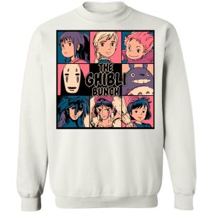 My Neighbor Totoro Film - The Ghibli Bunch Sweatshirt Unisex-Apparel, Howl's Moving Castle, Kiki's Delivery Service, My Neighbor Totoro, My Neighbor Totoro Film, ponyo, princess mononoke, Spirited Away, Sweatshirt