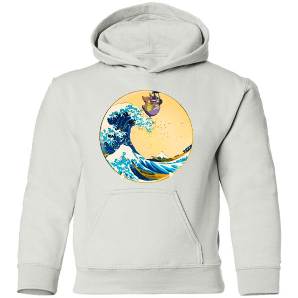 Chat Bus Totoro - Totoro On The Waves Hoodie for Kid-Apparel, Chat Bus Totoro, Hoodie, My Neighbor Totoro