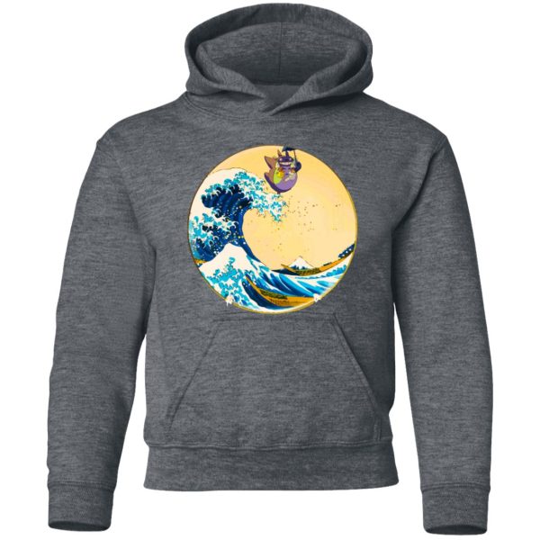 Chat Bus Totoro - Totoro On The Waves Hoodie for Kid-Apparel, Chat Bus Totoro, Hoodie, My Neighbor Totoro