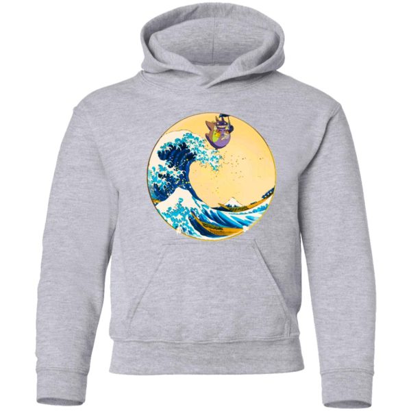 Chat Bus Totoro - Totoro On The Waves Hoodie for Kid-Apparel, Chat Bus Totoro, Hoodie, My Neighbor Totoro