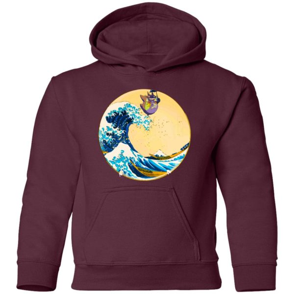 Chat Bus Totoro - Totoro On The Waves Hoodie for Kid-Apparel, Chat Bus Totoro, Hoodie, My Neighbor Totoro