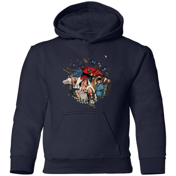 Princess Mononoke Forest Spirit - Princess Mononoke Kokyo Hoodie for Kid-Apparel, Hoodie, princess mononoke, Princess Mononoke Forest Spirit