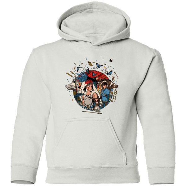 Princess Mononoke Forest Spirit - Princess Mononoke Kokyo Hoodie for Kid-Apparel, Hoodie, princess mononoke, Princess Mononoke Forest Spirit